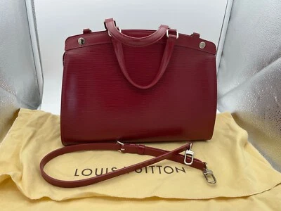 Bolso de mano/hombro Louis Vuitton MM Brea Epi cuero rubí - perfecto estado Foto 1 de 4