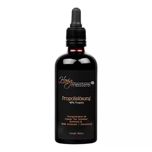Propolis Tinktur 100ml, 40% direkt v. Imker / Propolis Tropfen mit Rohpropolis - Bild 1 von 3