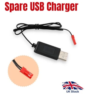 LIWAL 3.7V USB Charging Cable JST Male Plug JST for Lithium Battery Charger RC Toys UK