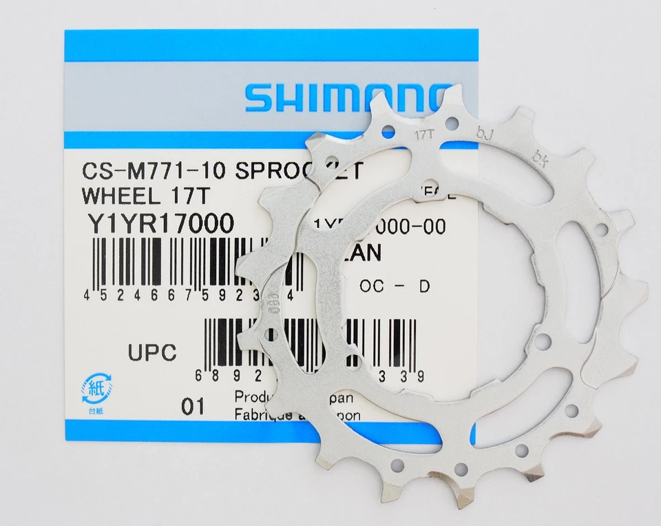 Shimano XT CS-M771-10 Sprocket Wheel Cog 17T For 10 Speed 11-34T 11-36T Cassette - Image 1 of 1