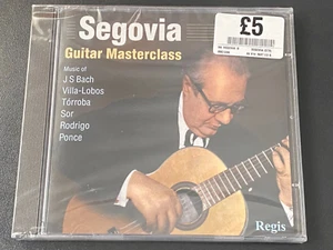 Segovia: Guitar Masterclass CD Album BRAND NEW & SEALED - Foto 1 di 2