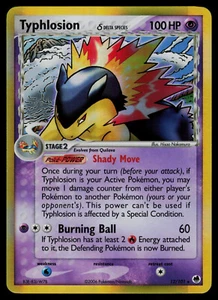Typhlosion - 12/101 - Pokemon Card Ex Dragon Frontiers Holo Rare - LP - Picture 1 of 2