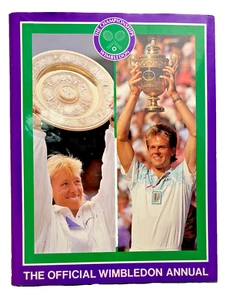 Championships Wimbledon Official Annual 1990 by John Parsons, Tommy Hindley pics - Foto 1 di 5