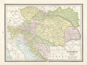 1887 Cram's Karte von Österreich - Bild 1 von 1