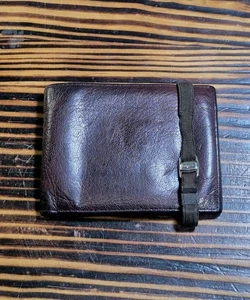 Vintage Ferragamo Geldbörse aus Leder mit Doppelfaltung und Band  - Bild 1 von 16