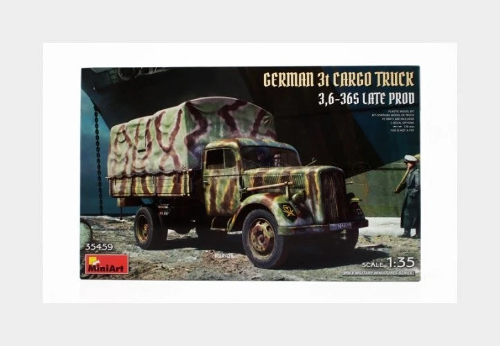 MINIART 35459 OPEL - BLITZ GERMAN 3T CARGO MILITARY TRUCK 2-ASSI 1952 - 1/35 - Immagine 1 di 1