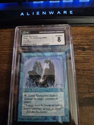 Zuran Spellcaster – Ice Age 1995 | CGC 8 (NM/Mint) | POP 2 (POP 3 Total) | PSA 0 - Image 1 of 2