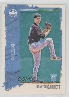 2021 Panini Diamond Kings Braxton Garrett #48 Rookie RC - Image 1 of 2