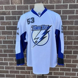 Tampa Bay Lightning 2010-2011 Doug Rogers Authentic #53 White CCM Game Jersey 58 - Picture 1 of 19