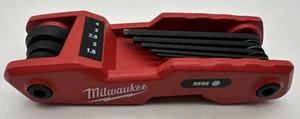 Milwaukee 48-22-2182 Set klappbare Sechskantschlüssel metrisch 8-1,5mm Rot - Bild 1 von 4