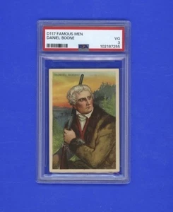 1920s Weber Baking - Famous Men - Daniel Boone D117 PSA 3 - RARE - Picture 1 of 2