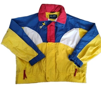 VTG Field & Stream Jacket Mens Sz L Gordon & Ferguson Color Block Packable Hood - Image 1 of 4