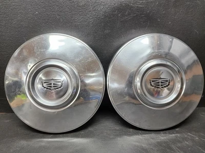 1972 - 1979 Ford Torino LTD Dog Dish  Wheel Cover Center Cap Poverty Pair 2 OEM - Image 1 of 4