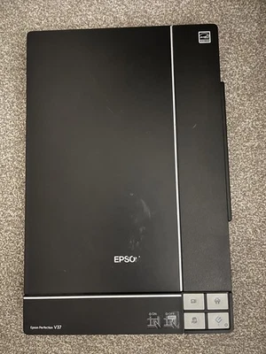 Epson Perfection V37 Flatbed Scanner Documents & Photos - No Data Cable, Working - Image 1 of 4