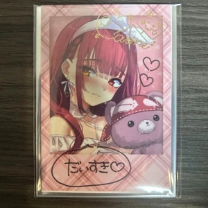 Hololive Houshou Marine Birthday 2024 Polaroid-Style Card with Handwritten-Style - Picture 1 of 2