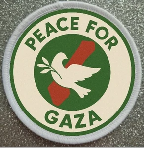 3 Zoll Frieden für Gaza Palästina Eisen/Aufnähen Patch Abzeichen - Bild 1 von 1