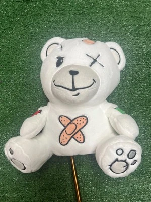 CRAFTSMAN GOLF Bruised Bear Golf Driver Head Cover – Funny Plush 460cc Cover + FREE Spray Brush
