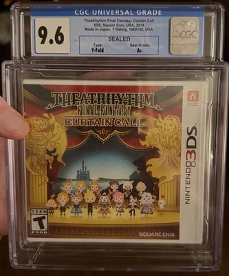 Theatrhythm Final Fantasy: Curtain Call - Nintendo 3DS, 2014 - CGC 9.6 A+ GRADED - Image 1 of 3