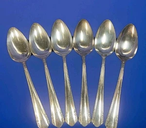 5 PC. TABLESPOONS Wm Roger A1 Plus Oneida LTD 1934 Malibu Pattern - Picture 1 of 8