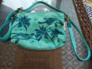 Guy Harvey Schultertasche Umhängetasche Meeresschildkröten Palmen verstellbarer Riemen - Bild 1 von 11