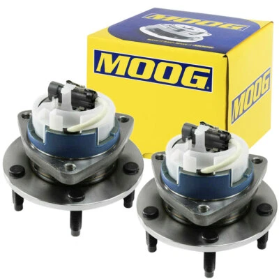 Par de bujes de cojinete de rueda trasera Moog nuevos para 97-08 Chevy Corvette 04-08 Cadillac XLR Foto 1 de 4