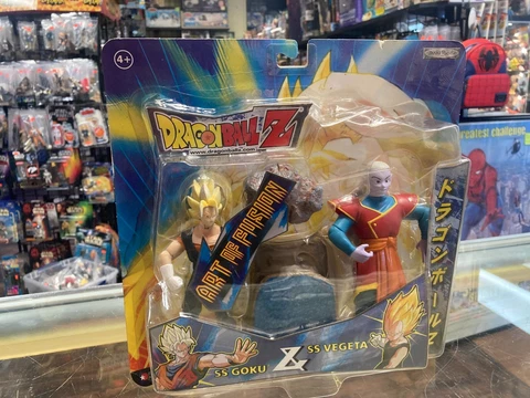 Dragonball Z SS Goku SS Vegeta 2 pack ERROR packaging Jakks pacific 2003 Cover