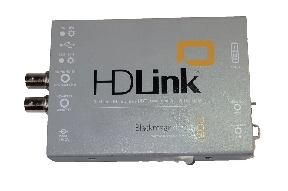 BlackMagic Design HD Link SDI verdadero HDTV resolución convertidor pantalla DVI SIN AC A Foto 1 de 1