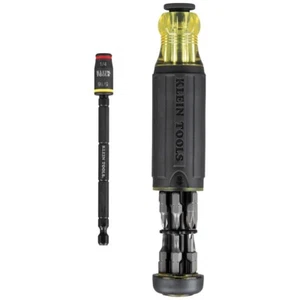 Klein Tools 32304 Screwdriver, 14-in-1 Adjustable Screwdriver with Flip Socket, - Picture 1 of 7
