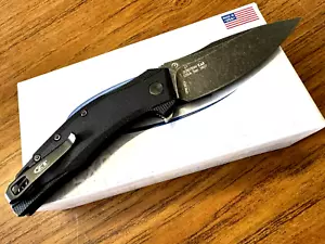 TOLLERANZA ZERO 0357BW G10 CPM-20CV Finitura lavata nera Lama USA - Foto 1 di 10