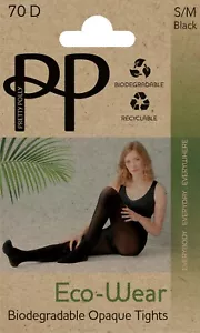 Pretty Polly Eco-Wear blickdichte Strumpfhose 70 Den nachhaltig biologisch abbaubar Strumpfwaren - Bild 1 von 4