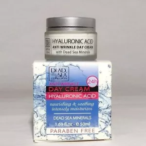 CREMA ANTIARRUGAS ÁCIDO HIALURÓNICO 24 h MINERALES DEL MAR MUERTO 1,69 Fl Oz (50mL) - Imagen 1 de 6