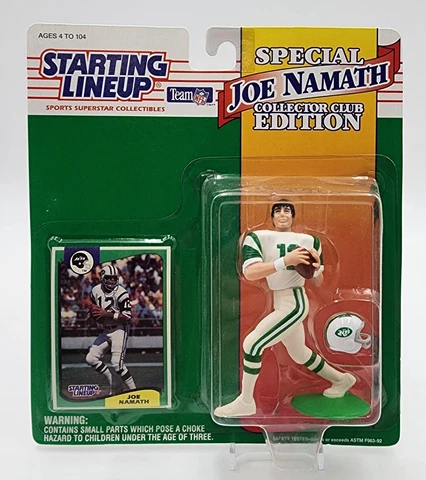 1994 Starting Lineup Joe Namath Collector Club Edition Kenner Sports Figure JN02 Cover