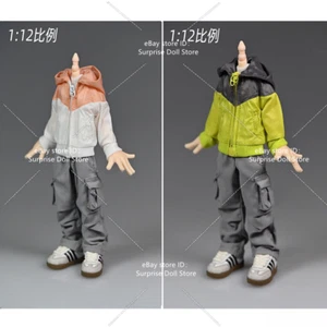 1/12 Sport Jacke Mantel weibliche männliche Kleidung Modell Passform 6" PH Actionfigur Körper - Bild 1 von 10