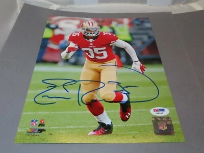 Foto autografiada 8x10 firmada por Eric Reid de los 49ers de San Francisco certificado de autenticidad PSA/ADN 1C Foto 1 de 4