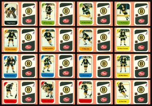 1982-83 Post Cereal Boston Bruins Ray Bourque NHL Hockey Mini Card Set of 16