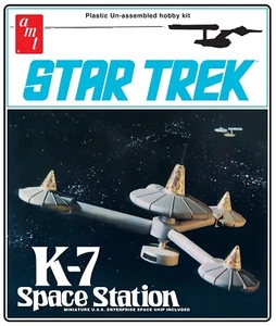 Kit modelo de plástico estación espacial AMT 1415 1:7600 Star Trek K-7 - Imagen 1 de 1
