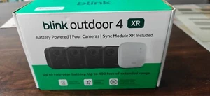 Blink Outdoor 4 (4th Gen) Four Camera XR + Sync Module XR NEW! - Picture 1 of 5