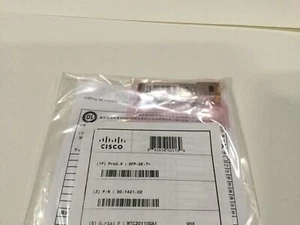 Module émetteur-récepteur Cisco SFP-GE-T 1000Base-T scellé flambant neuf P/N 30-1421-01 - Photo 1/2