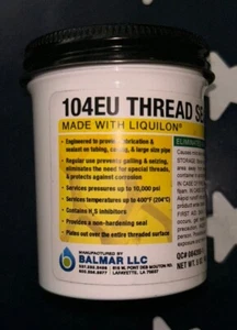 BALMAR 104EU Thread Sealant Made with Liquilon  5oz. 142G   LIQUID-O-RING - Picture 1 of 6