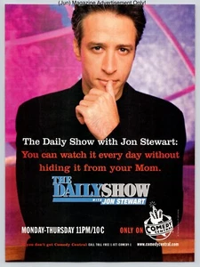The Daily Show With Jon Stewart Comedy Central Promo 1999 Full Page Print Ad - Bild 1 von 4