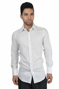 Dolce & Gabbana Striped Button-Down Dress Shirt Size 15 17 1/2 - Picture 1 of 2