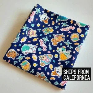 One Piece /By the Fat quarter • Cotton Fabric (Oxford) Dark Navy / Anime fabric - Picture 1 of 6