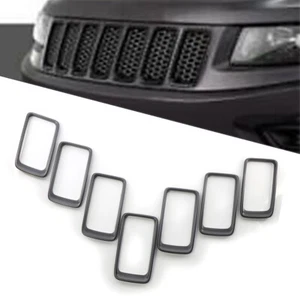 Front bumper Center Mesh Grille Cover Trim For Jeep Grand Cherokee 2014-2016 - Picture 1 of 8