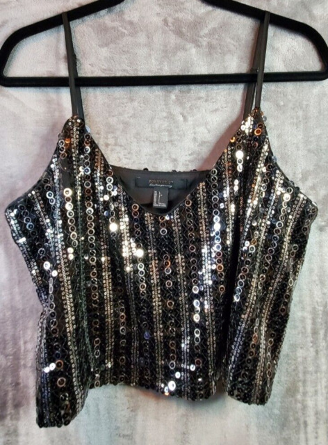 Forever 21 Ombré Sequin Tank Top  Sequin tank tops, Sequin tank, Forever21  tops