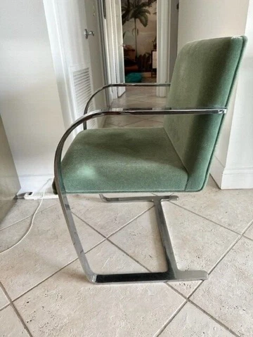 Vintage Knoll style, original mohair dining chairs Cover