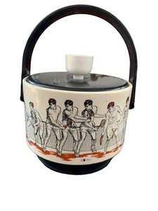 Vintage Cera Ice Bucket Tennis Player Retro 70's Backswing MCM - Picture 1 of 7
