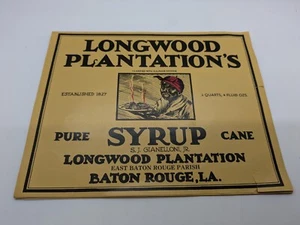 Longwood Plantation's Pure Cane Syrup Labels 3 Quart (7) 12 OZ (15) - Picture 1 of 10