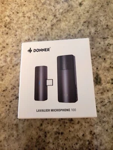 Donner Lavalier Microphone 100 Wireless Audio Recording Professional Brand New - Picture 1 of 6