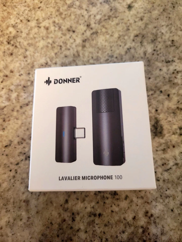 Donner Lavalier Microphone 100 Wireless Audio Recording Professional Brand New - Image 1 of 4