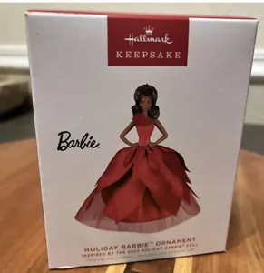 Hallmark Keepsake Holiday Barbie African American 8th In Series Ornament 2022 - Bild 1 von 12